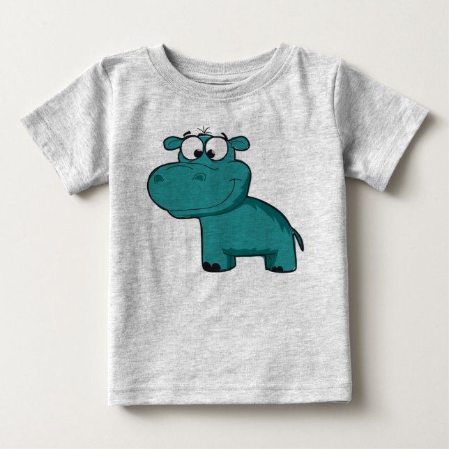 Blue Hippo Tee (Framsida)