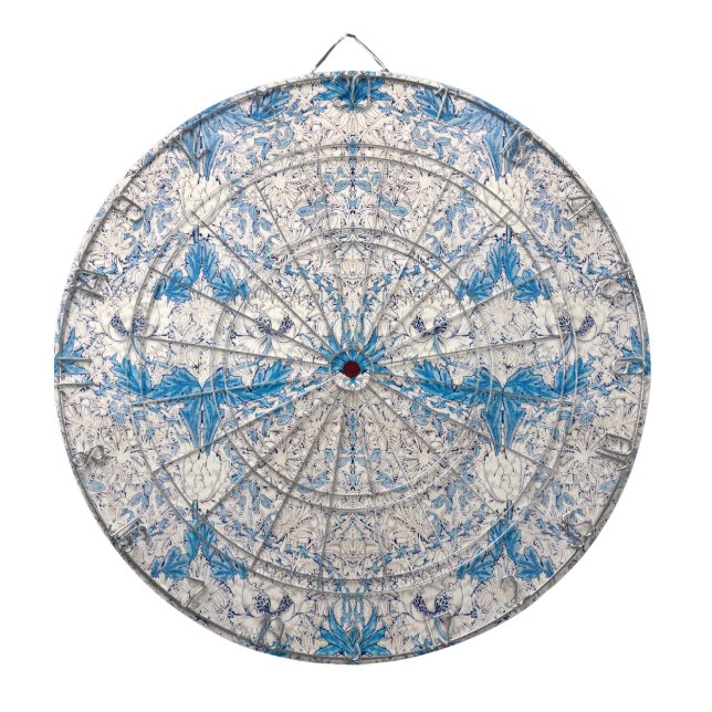 Blue Honeysuckle (av William Morris) Darttavla (Framsidan)