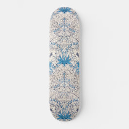 Blue Honeysuckle (av William Morris) Mini Skateboard Bräda 18,5 Cm