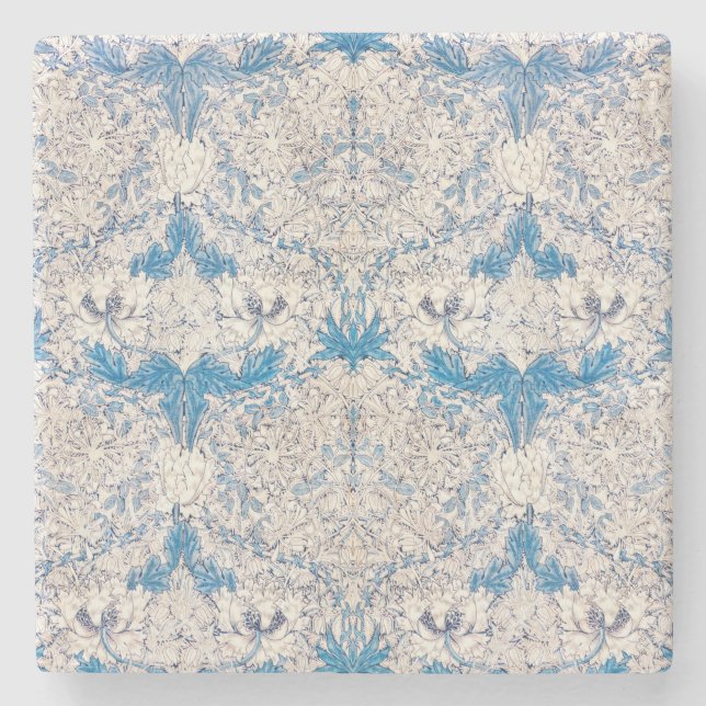 Blue Honeysuckle (av William Morris) Stenunderlägg (Framsidan)