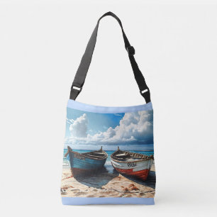 "Blue Horizon". Ett färgstarkt avslappnande Boat-S Axelväska
