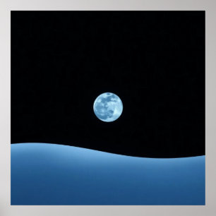 Blue Horizon Poster