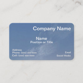 Blue Horizon Professional Business Card Visitkort