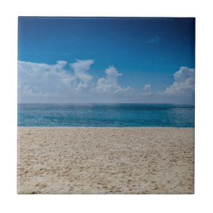 Blue Horizon Sandy Seashore Kakelplatta