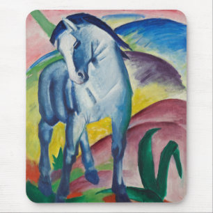 Blue Horse (Cute Animal) (från Marc Franz) Musmatta