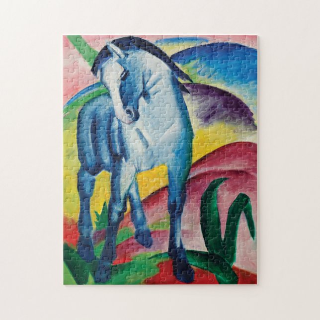 Blue Horse I av Franz Marc Pussel (Vertikal)