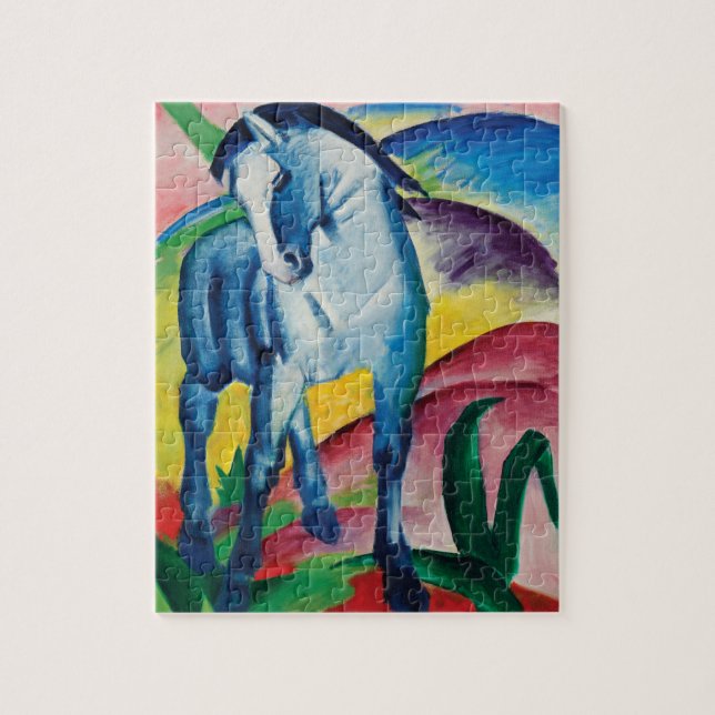 Blue Horse I av Franz Marc Pussel (Vertikal)