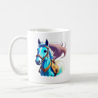 Blue Horse Kaffemugg