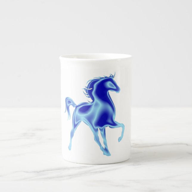 Blue Horse Mugg Benporslin Mugg (Framsidan)