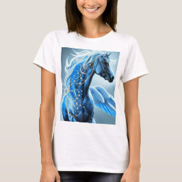 blue horse t shirt