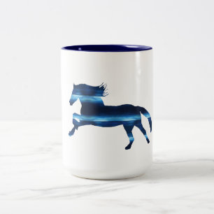 Blue Horse Två-Tonad Mugg