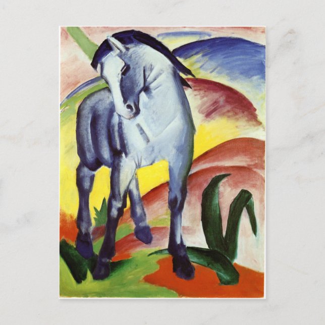 Blue Horse Vykort (Framsida)