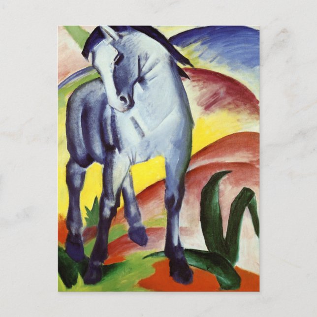 Blue Horse Vykort (Framsida)