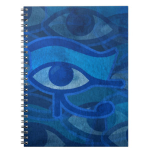 Blue Horus Eye Anteckningsbok