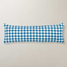 Blue Houndstooth Upprepande Mönster