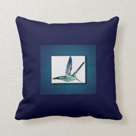 Blue Hummingbird Kudde