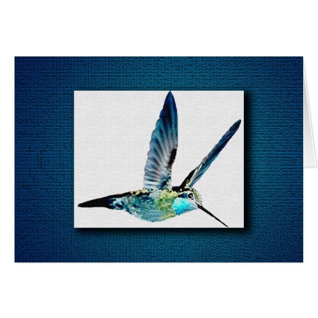 Blue Hummingbird OBS Kort (Framsidan Horizontal)