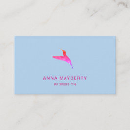 Blue Hummingbird Visitkort
