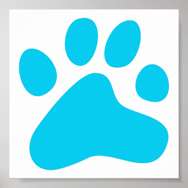 Blue Hund Tass Poster (Framsidan)