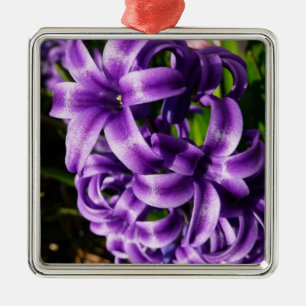 Blue Hyacint II Vår Blommigt Julgransprydnad Metall