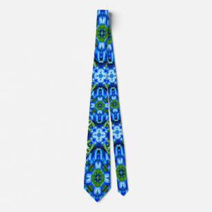 Blue Hyacinth Mönster Slips