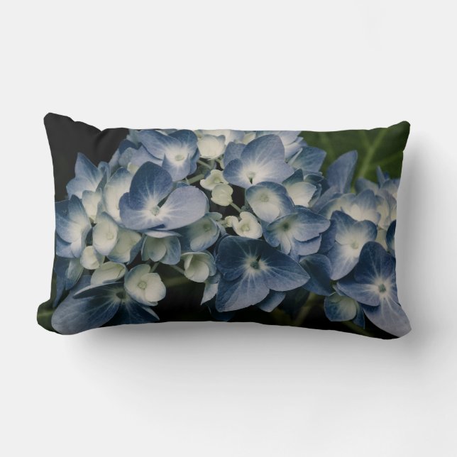 Blue Hydrangea 8514 Lumbarkudde (Framsida)