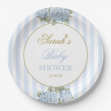 Blue Hydrangea Baby Shower