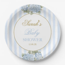Blue Hydrangea Baby Shower