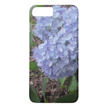 Blue Hydrangea Blommigt Phone Case