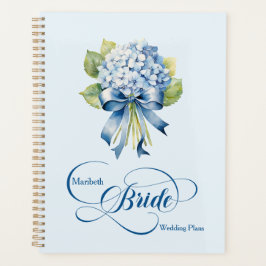 Blue Hydrangea Bouquet Bride's Bröllop
