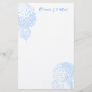 Blue Hydrangea Brevpapper
