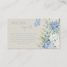  Blue Hydrangea Butterfly Bridal Shower Recipe 