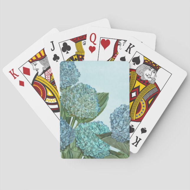 Blue Hydrangea Casinokort (Baksidan)