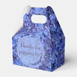 Blue Hydrangea Favor Gable Box Presentaskar
