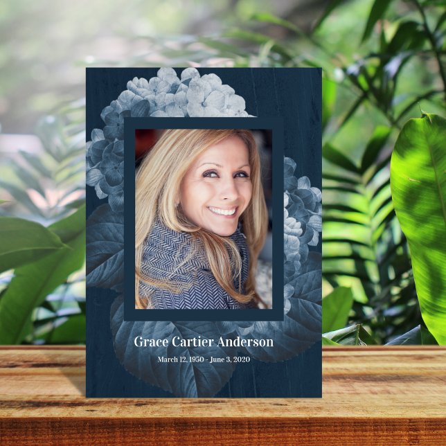 Blue Hydrangea Firande of Life Programme Program (Skapare uppladdad)