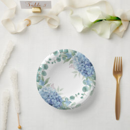 Blue Hydrangea Floral Bridal Shower