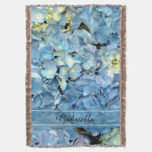 Blue Hydrangea Flower Blommar Mysfilt