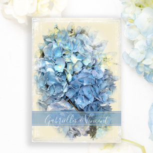 Blue Hydrangea Flower Bröllop Inbjudningar