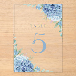 blue hydrangea flowers table 5