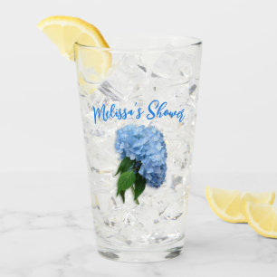 Blue Hydrangea Glaskopp