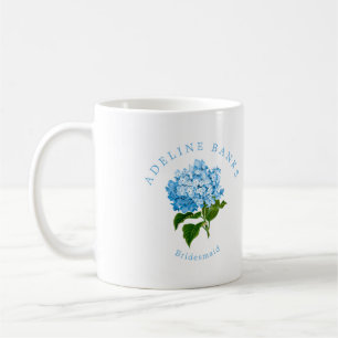 Blue Hydrangea Grand Millennium Bridesmaid Kaffemugg