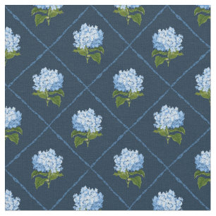 Blue Hydrangea GrandMillennium Navy Blue Tyg