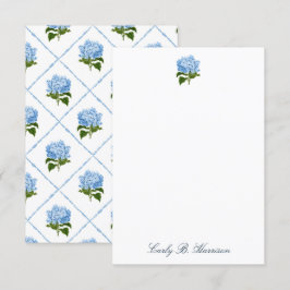 Blue Hydrangea GrandMillennium Personlized Inbjudningar