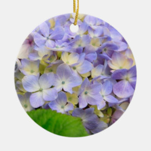 Blue Hydrangea Julgransprydnad Keramik