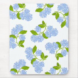 Blue Hydrangea Mousepad Musmatta