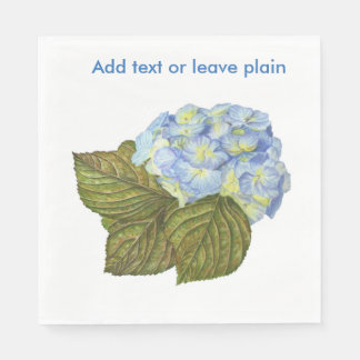 Blue Hydrangea Napkins Pappersservett
