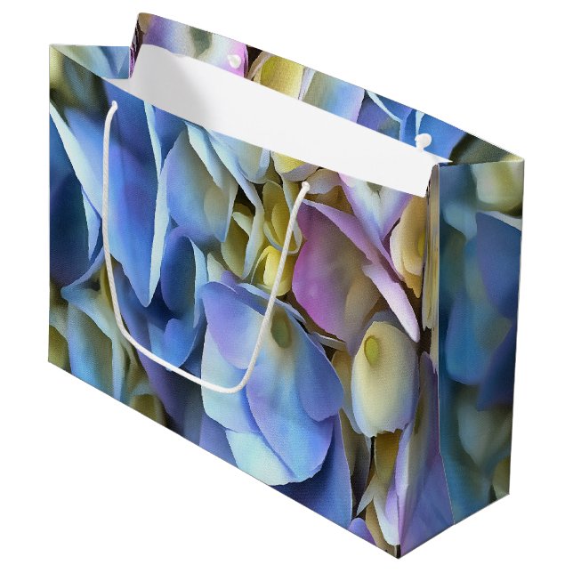 Blue Hydrangea Shrub Artistic Bossom (Framsidan Vinklad)