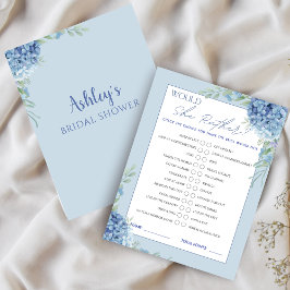 Blue Hydrangea skulle hon hellre Möhippa spel