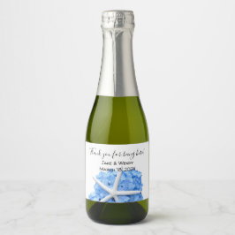 Blue Hydrangea Starfish Tackgäster