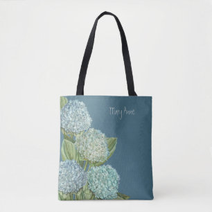 Blue Hydrangea Tygkasse